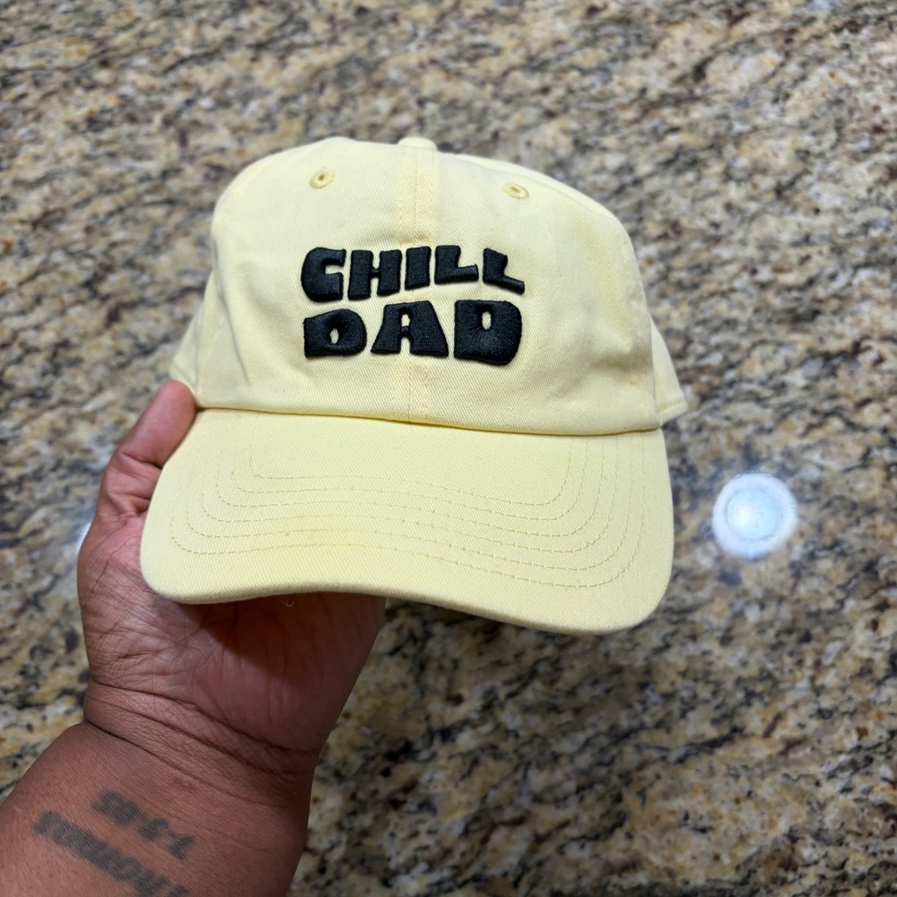 Goodfellow & Co Mens Chill Dad Baseball Hat‎ Yellow Cotton Adjustable Strapback